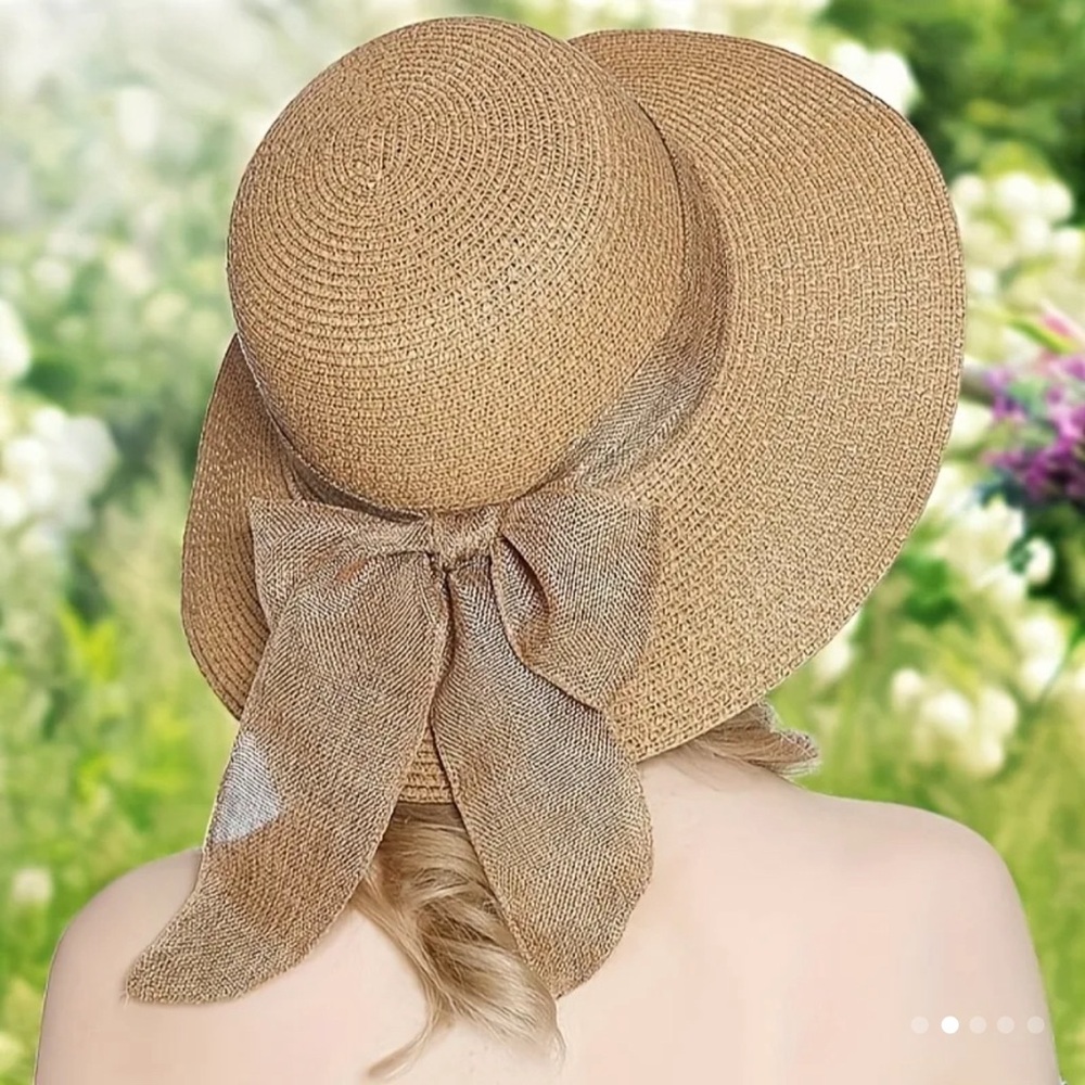 Beach hat and small bag set - Picture 5 of 6